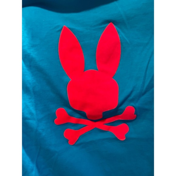 Kids Psycho Bunny Blue Graphic TShirt. Youth Medium‎ (10-12) - Picture 2 of 6